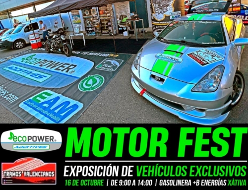 Ecopower Additives tuvo presencia en Motor Fest Xàtiva Exposición Vehículos Exclusivos